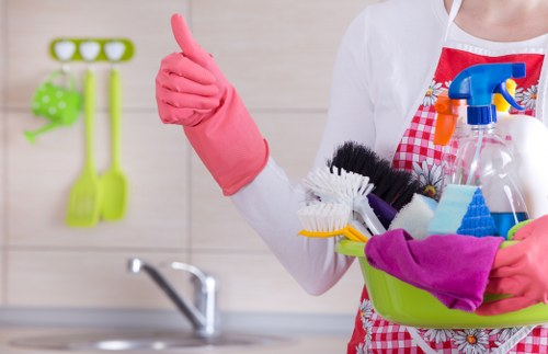 Commercial space prepared with one off cleaning support