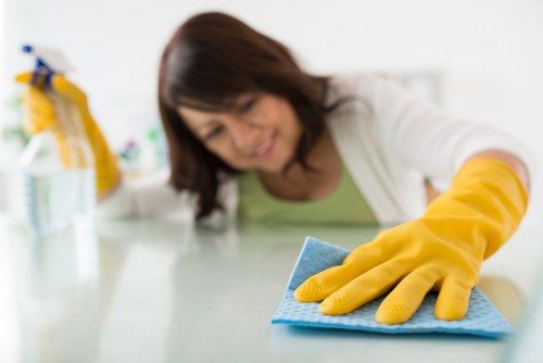 Airbnb cleaning in New York focusing on bathroom sanitization