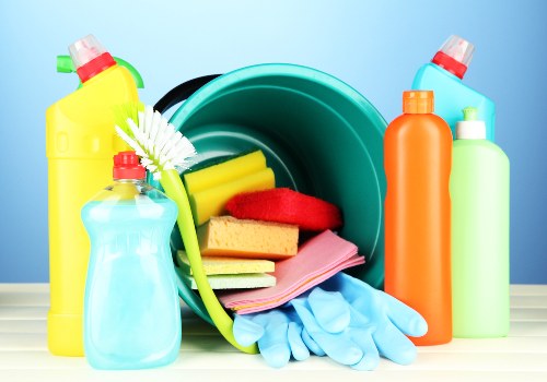 Dust and allergens being removed from a mattress surface