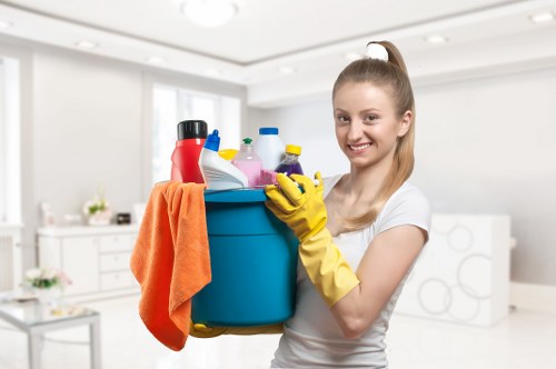 Professional commercial cleaning for retail and office interiors