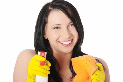 Eco-friendly commercial cleaning in a modern business environment