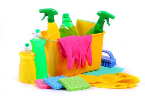 Cleaning windows and surfaces as part of after builders cleaning